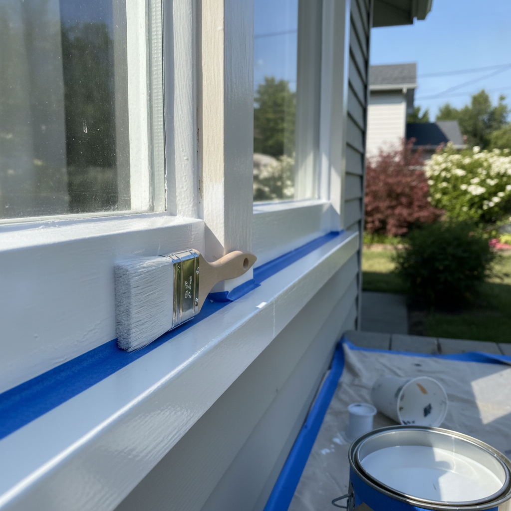 Trim Painting - No Face and No Text