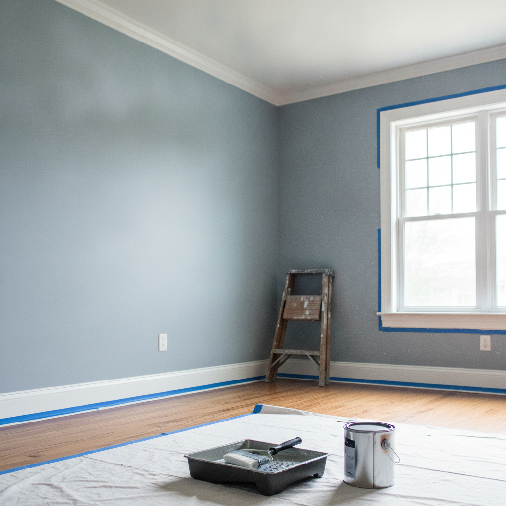 Interior Painting - No Face and No Text